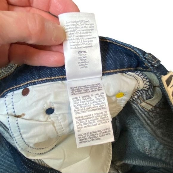 MOTHER Jeans SNACKS Straight Leg High Waist Twizzy Ankle Jeans Blue sz 27 - Picture 4 of 16